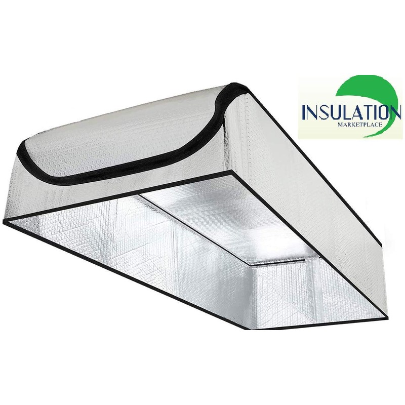 30"x60"x11" Attic Door Insulation Cover, R-15 - Pure Aluminum
