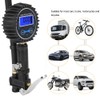 Digital Tire Inflator with Pressure Gauge LCD Display Light Auto
