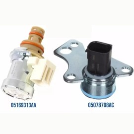 DJ TRANS PARTS - 62TE Solenoid,TCC Solenoid, Pressure Transducer Sensor 2007up (Electronics Asembly) - 3pc. Set