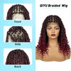 A ANYTIME Qiyu 18" Short Knotless Box Braided Wigs for