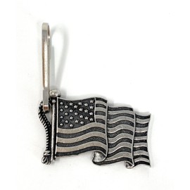 Bravo Bells - US Flag Zipper Pull - Made in The USA