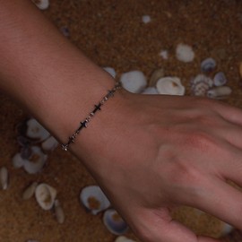 YienDoo Cross Bracelet Silver Cross Satellite Chain Wrist Chain Boho Crucifix Station Hand Chain Minimalist Cross Bracelets Jewelry Gifts for Women Girls