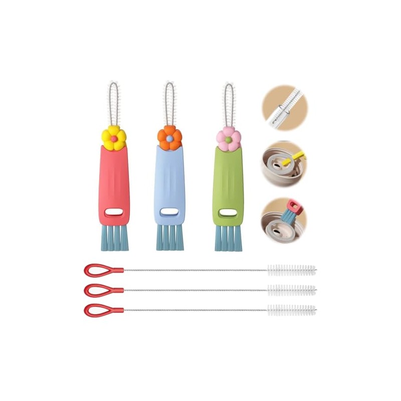 START MAKERS Kit Genérico Cepillo de Limpieza 6 Unidades, 3