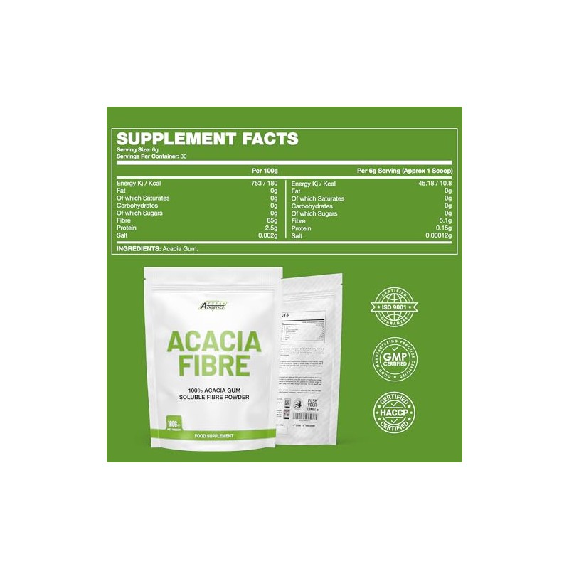 Freak Athletics Acacia Fibre Powder - 180g (30 Servings) 100%