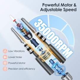 Karite Portable Electric Nail Drill,Compact Efile Electrical Professional Nail File Kit for Acrylic, Gel Nails, Manicure Pedicure Polishing Shape Tools Design for Home Salon Use