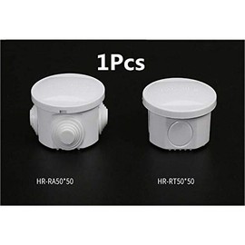 Powertool IP55 Electrical Junction Box Weatherproof for Projects, Instruments, Opening Hole Project Box 1 Piece - 50 x 50mm