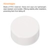 sourcing map PVC Tube Covers End Caps Pipe Inner PVC