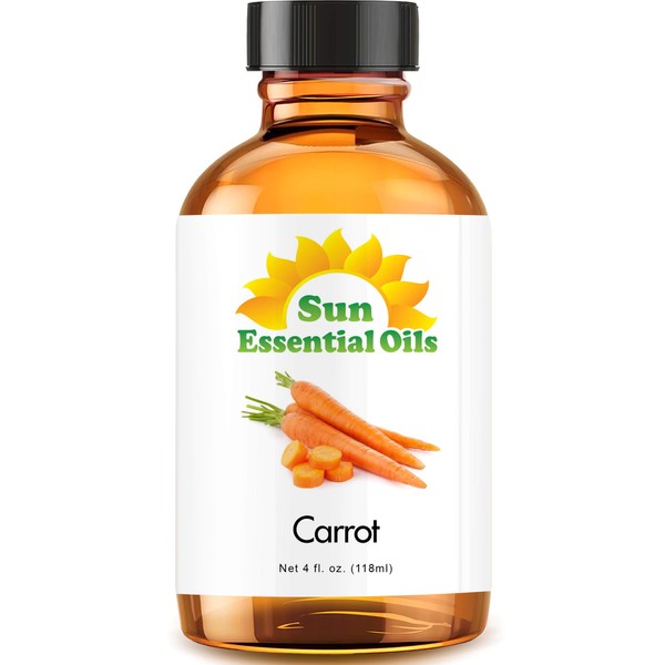 Sun Essential Oils 4oz - Carrot Essential Oil - 4 Fluid Ounces