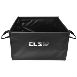 Folding Bucket, Camping, Square, 3.5 gal (13 L), Large Capacity, Portable Fishing Bucket, Camping Bucket, Outdoor, Foldable, Compact, Bucket Sink, Ultra Lightweight, For Outdoor Use, Fishing, Travel,