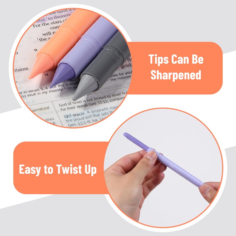 Mr. Pen- Gel Highlighters, 14 Pack, Ethereal Pastel Colors, Bible
