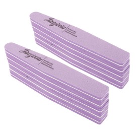 Baluue 10pcs Double-sided Nail Buffer Sponge Files for Smooth Finishing and Removal Washable Nail Buffing Blocks for False Compact and Portable Manicure Tools