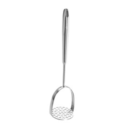 Heavy Duty Mashed Potatoe Masher, Stainless Steel Professional, 34 cm Length, Multi-Purpose Kitchen Tool for Mashing and Pureeing