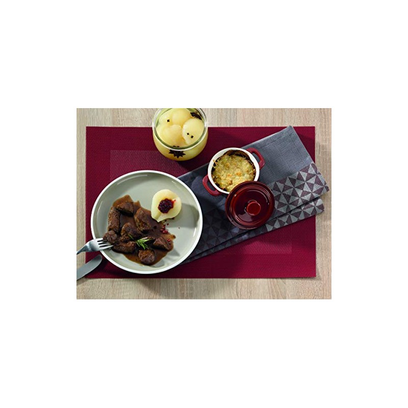 Kela Kitchen Placemat Plastic Brown 45mm x 33mm
