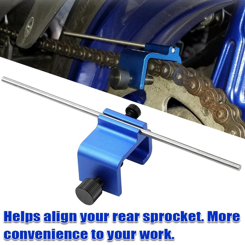 Bittwee Motorcycle Chain Alignment Tool, 08-0048 Quick Accurate Professional Alignment