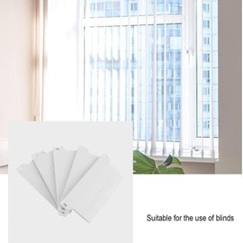 Vertical Blind Accessories Parts,Replacement Repair kit,12pcs 89mm Vertical Louver Hangers, 12 Bottom counterweight slats,10M Bottom Chain and 10Pcs Chain Connector