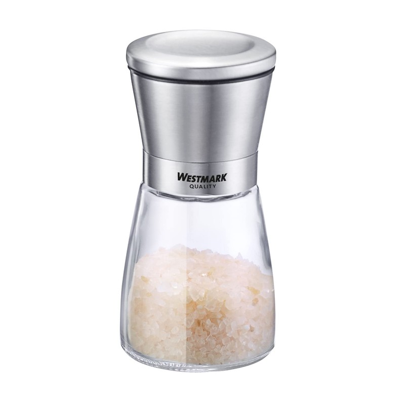 Westmark Spice Mill with Ceramic Grinder, Glass/Ceramic/Stainless Steel, Stainless Steel,