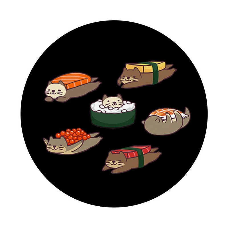 Sushi Kitty Cat Japanese Sashimi Nigiri Maki Funny