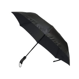 Cerruti 1881 Folding Umbrella Mesh Small Black | Automatic Open and Close, Compact Lightweight Travel Umbrella for Men and Women, Black, 94 cm Diameter // 61 cm Length, Foldable