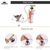 CAMPINGMOON Butane Nozzle Converter Adapter Simple Lockable for Nozzle Bottle