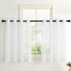 PONY DANCE Net Curtains 90 cm High Net Curtains White
