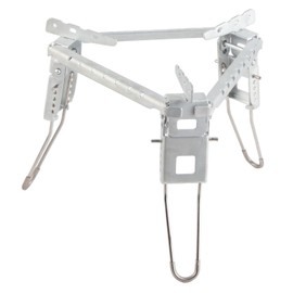 Camping Pot Stand,Foldable Outdoor Camping Gas Stove Pot Rack Stand, Grill Tripod, Triangle Cooking Accessory, Fuel Canister Bracket