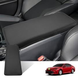 Ruiya 2026 cubierta para apoyabrazos de Camry para 2026 accesorios de Toyota Camry tapa suave y cómoda para consola central compatible con 2025 2026 Toyota Camry LE/SE/XLE/XSE/TRD