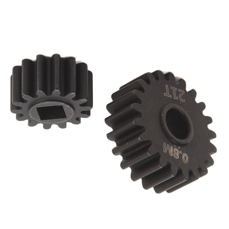 RC Car Reduction Gear Black Steel Smooth Running 0.8M 14T