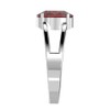 TISHAVI Garnet Ring For Women, Sterling Silver Ring For Women,