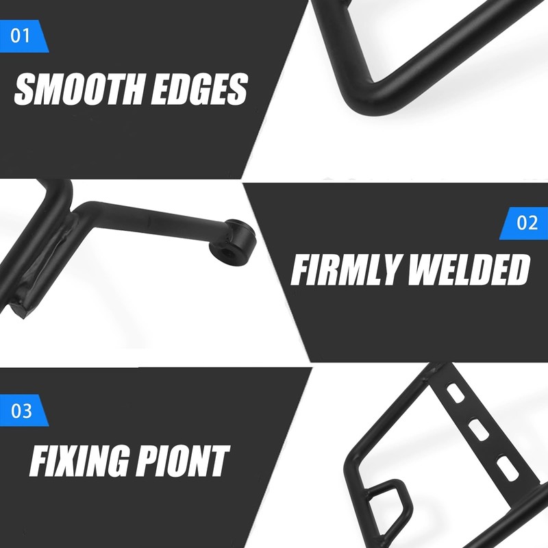 KKZOL Motorcycle Side Saddle Bag Support Rack Replacement for Honda