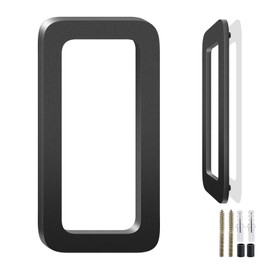 5 Inch Floating Aluminum House Address Numbers Letters, Modern Metal House Numbers for Outside, Black Metal Door Address Letter and Number for Home Garden Office Apartment (O)