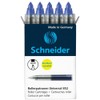 Schneider Schneider Rollerpatrone 852, M, königsblau, 5er Schachtel (10 Patronen