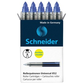 Schneider Schneider Rollerpatrone 852, M, königsblau, 5er Schachtel (10 Patronen (Königsblau))