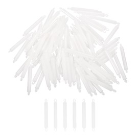 PATIKIL 100PCS PCB Board Isolation Column, Nylon Reverse Locking Circuit Board Clips Standoff Double Head Insulation Bracket Support Height 25mm /0.98"