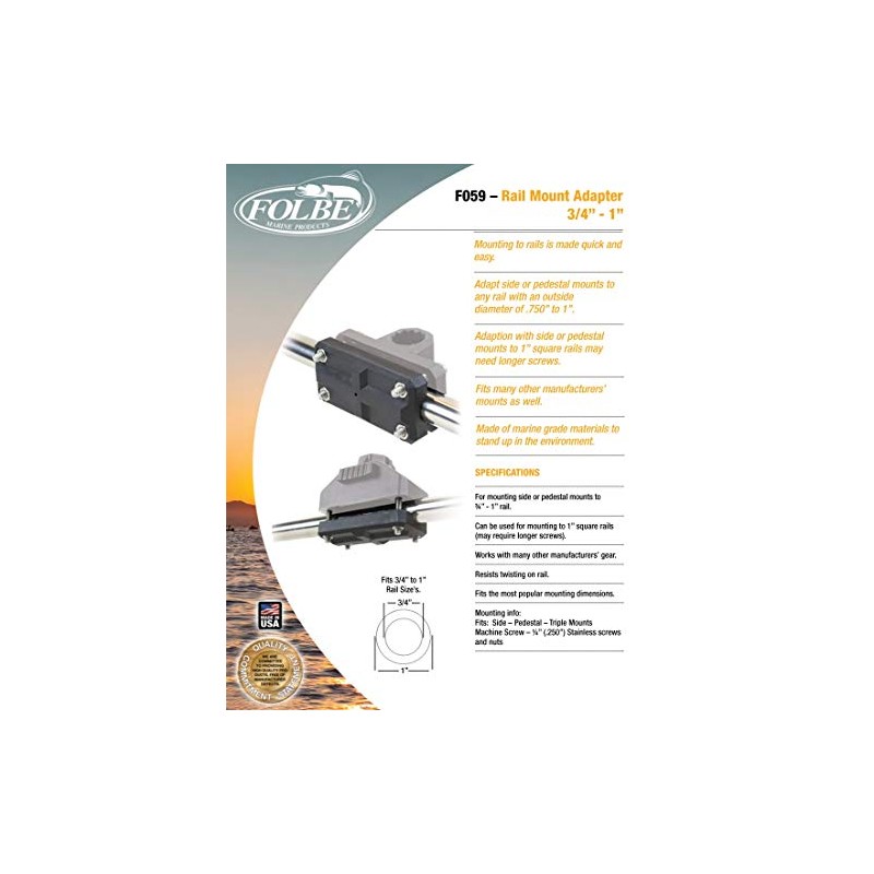 Folbe F059 - Rail Mount Adapter Kit