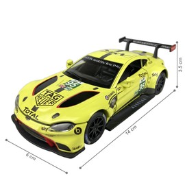 1: 32 Scale AM Vantage GTE Le Mens 2019 Alloy Diecast Model with Light Sound (#95 Thiim/Sørensen/Turner)