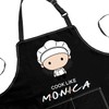 POFULL TV Show Inspired Apron Cook Like Monica Apron Friends