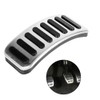 Qiilu 3 Pedals Footrest Manual Stainless Steel