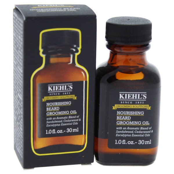 Kiehl's Grooming Solutions Nourishing Beard Grooming Oil for Men, 1 Ounce