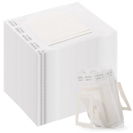 Filtro para Cafetera, Filtro de Cafés Desechable 50PCS (Blanco 50PCS)