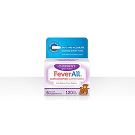 FEVERALL CHILD SUPPOS 120 MG Size: 6