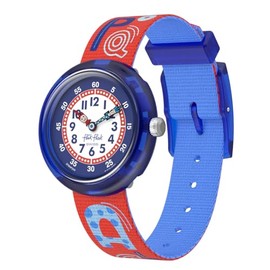 Swatch Flik Flak KNOW YOUR ABC FBNP244 Boys Red Wristwatch
