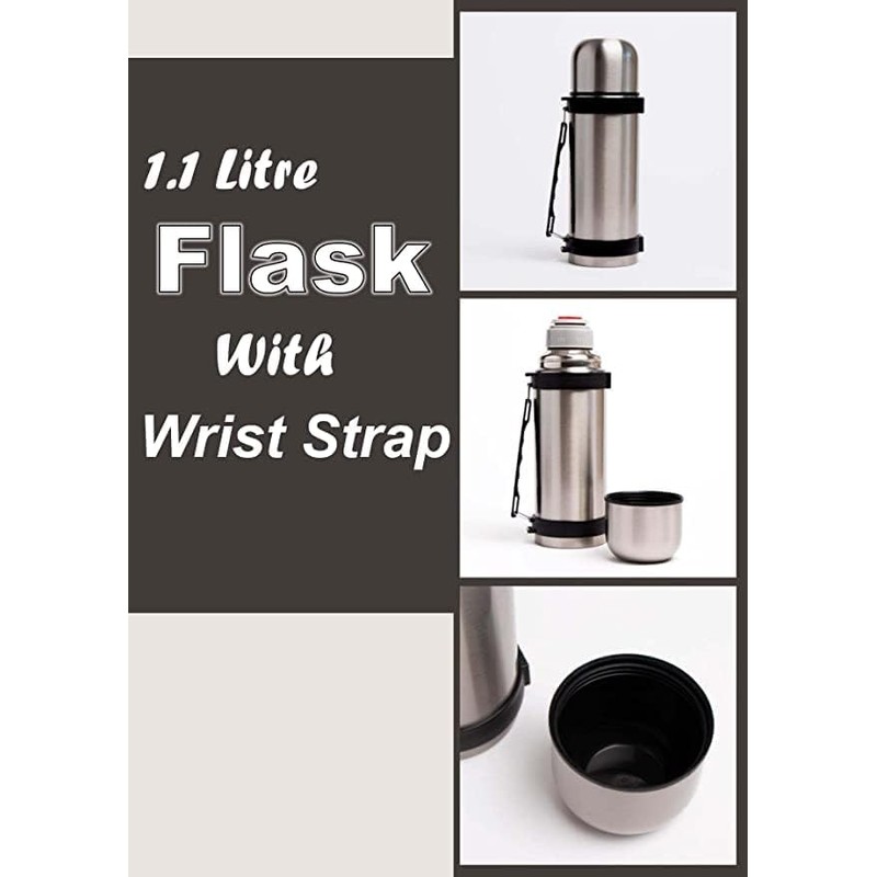 1 Litre Flask / 1.1 Litre Flask, Vacuum Flask, Camping