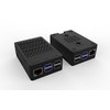 iUniker Case for Raspberry Pi 5, ABS Fan Case with