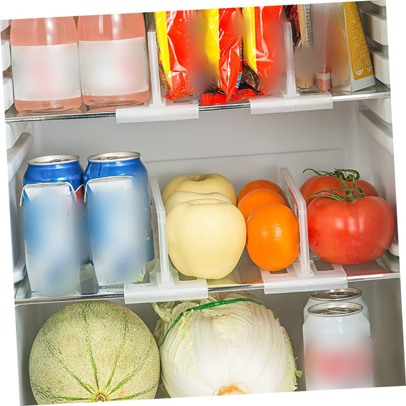 Operitacx Fridge Organizer Bins Fridge Divider for Drinks Milk Spices