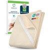 Sensalou Waterproof Mattress Protector 90 x 200 cm Beige –
