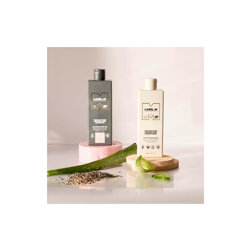 LABEL.M Vibrant Rose Colour Care Shampoo 300ml – With Recyclable