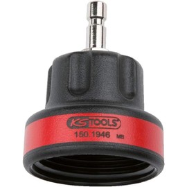 KS Tools 150.1946 Cooling System Mount Adapter Female M45X3, 11, Red
