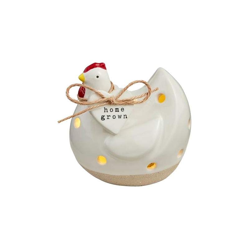 Mud Pie Chicken Sound Light Up Sitter; 3 1/2" X