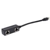 Ethernet Splitter Practical Stable Reliable Durable Black CAT8 Network Cable