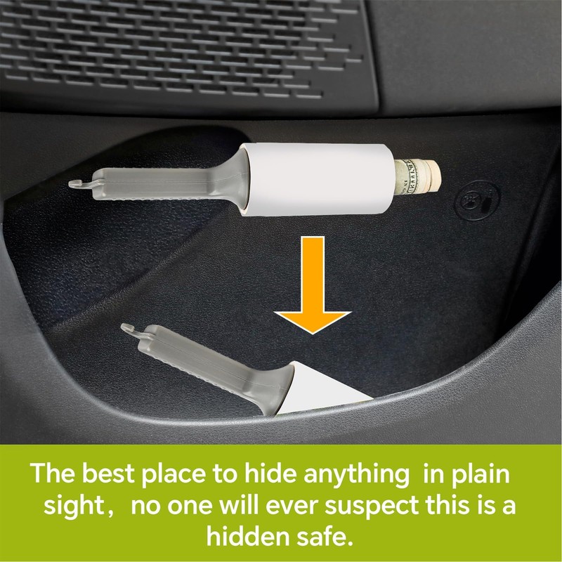 Jewmaw Diversion Safe Lint Roller with Storage, Secret Hidden Can